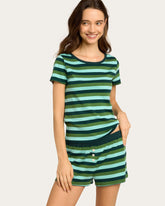 Suzie Pajama Set In Lucky Stripe Pajama Sets Cozyland 