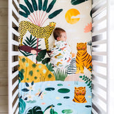 In The Jungle 70x140cm Cot Sheet Crib sheets Rookie Humans 