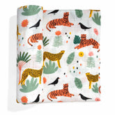 In The Jungle bamboo swaddle Swaddle Rookie Humans 