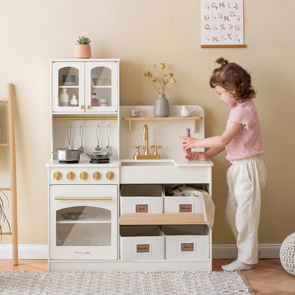 Tiny Land white play kitchen