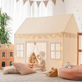 Tiny Land® Natural Cream Playhouse Play Tents & Tunnels Tiny Land 