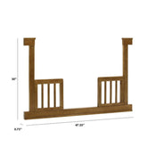 Toddler Bed Conversion Kit | Natural Walnut