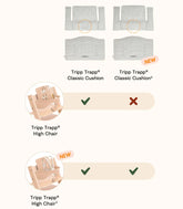 Tripp Trapp® Classic Cushion² OCS | Wheat Cream High Chair & Booster Seat Accessories Stokke 