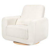 Tuba Extra Wide Swivel Glider in Corduroy | Ivory