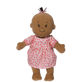 Wee Baby Stella Beige with Brown Hair Soft Dolls Manhattan Toy 