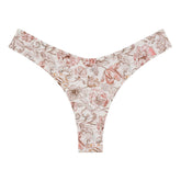 Venecia Floral Added Coverage Lulu (Zig-Zag Stitch) Bikini Bottom Bikini Bottom Montce 