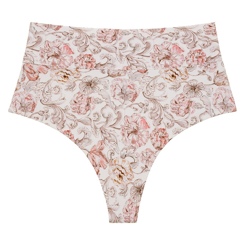 Venecia Floral Added Coverage High Rise Bikini Bottom Bikini Bottom Montce 