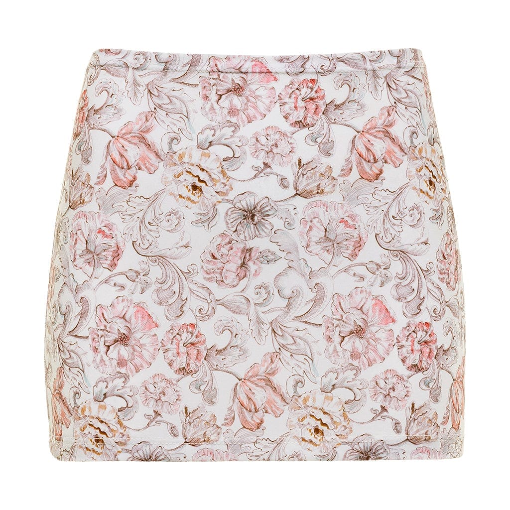 Venecia Floral Micro Skirt Cover-Up Skirt Montce 