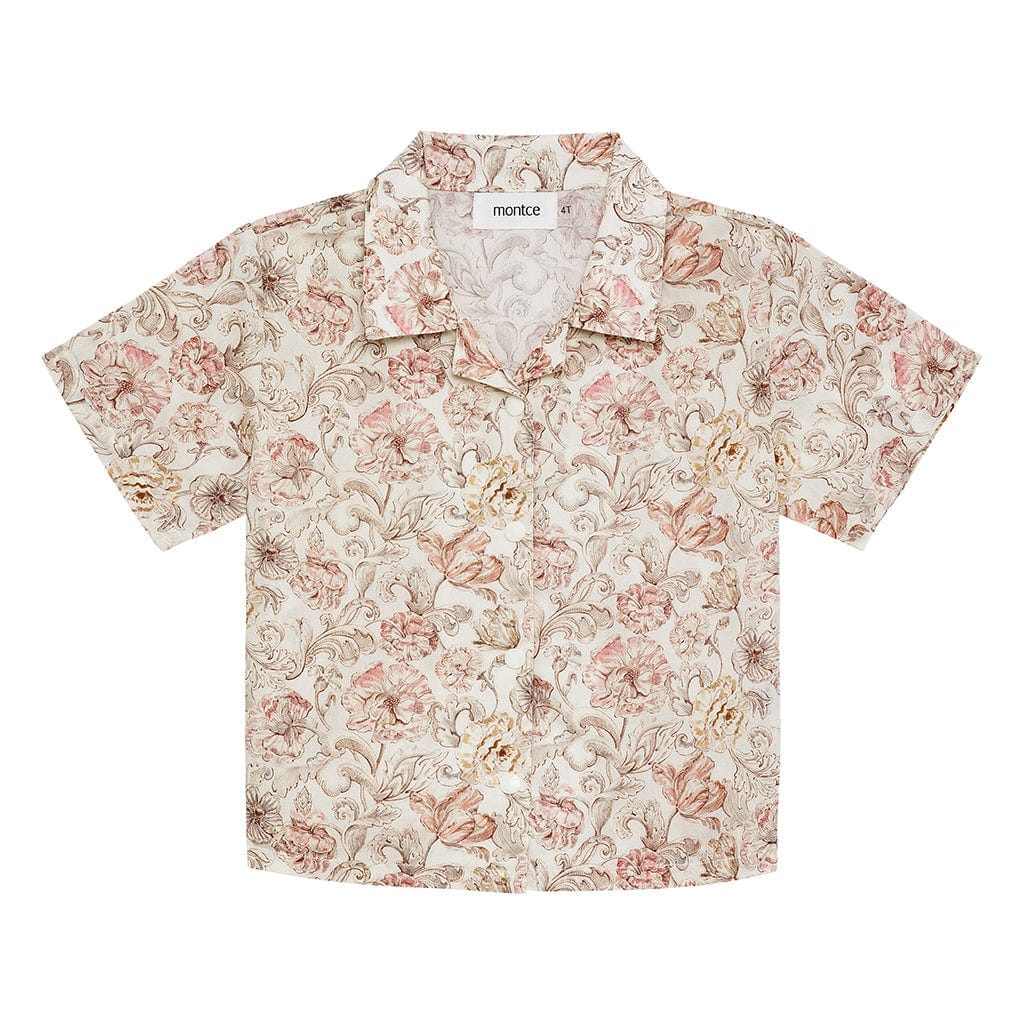 Venecia Floral Mini Button Down Shirt Mini Apparel Montce 