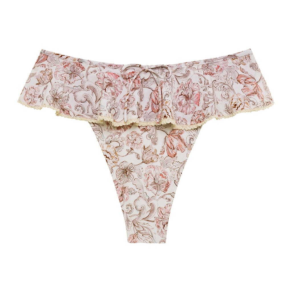 Venecia Floral Tamarindo Ruffle Bikini Bottom Bikini Bottom Montce 