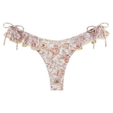 Venecia Floral Uno Ruffle Bows Bikini Bottom Bikini Bottom Montce 