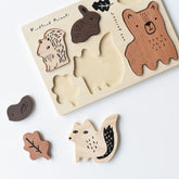 Wooden Tray Puzzle | Woodland Animals (2nd Edition) Games & Puzzles Wee Gallery 