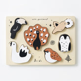 Wooden Tray Puzzle | Birds Games & Puzzles Wee Gallery 