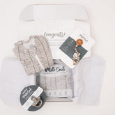 Herringbone Welcome Baby Gift Box by Milk Snob Baby Gift Sets Milk Snob 