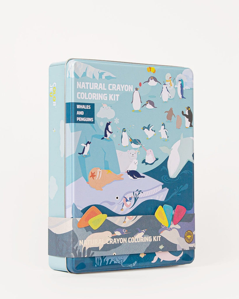 Coloring Kit PARTY SET Whales and Penguins Coloring Kits VICILink 