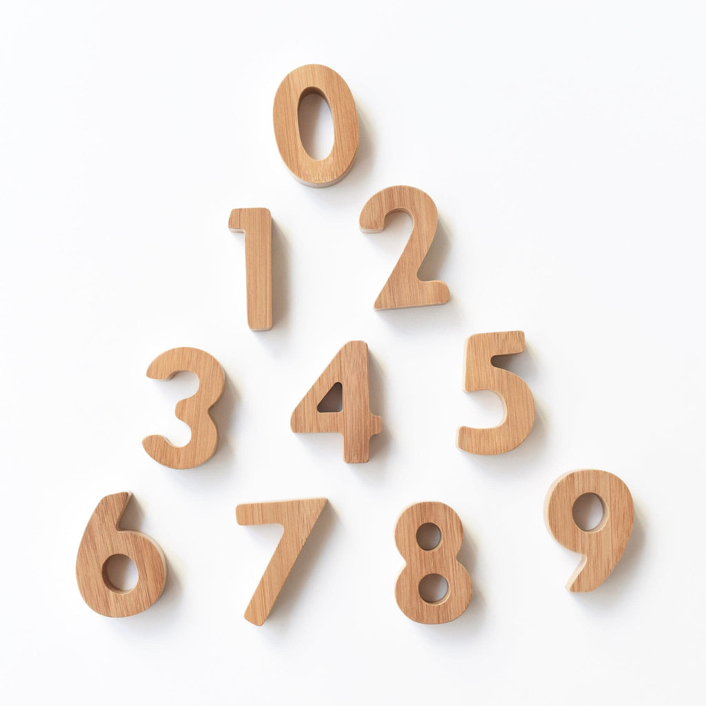 Bamboo Numbers Wooden Toys Wee Gallery 