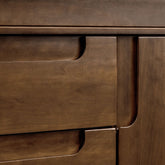 Yuzu 3-Drawer Changer Dresser | Natural Walnut