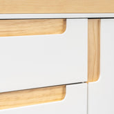 Yuzu 3-Drawer Changer Dresser | White / Natural