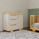 Yuzu 3-Drawer Changer Dresser | White / Natural