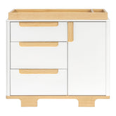 Yuzu 3-Drawer Changer Dresser | White / Natural