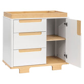 Yuzu 3-Drawer Changer Dresser | White / Natural