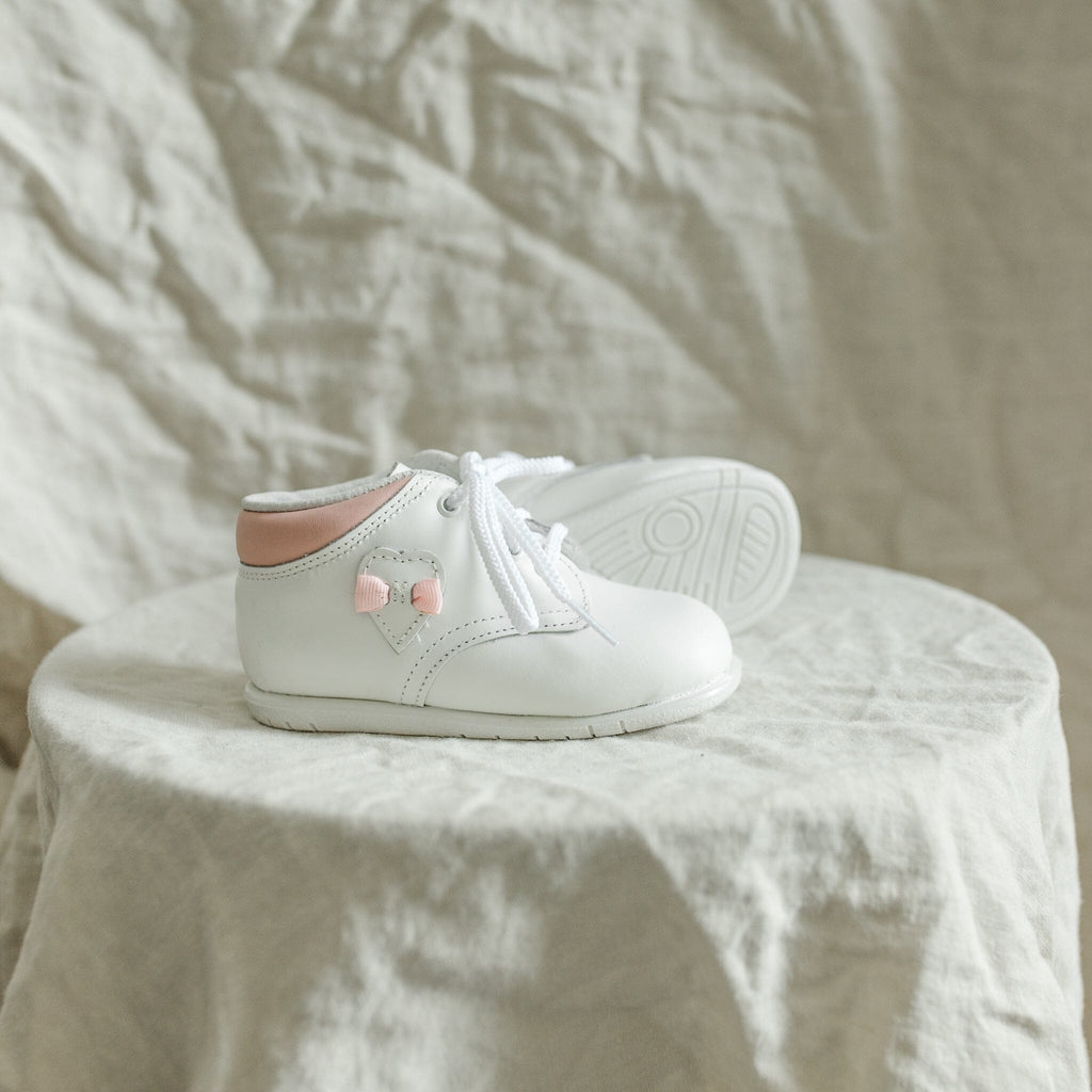 Heart First Walker | White/Pink Shoes Zimmerman Shoes 