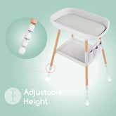 Deluxe Diaper Changing Table (Changing Pad Included) Children of Design 