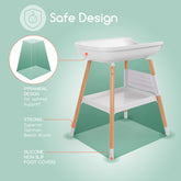 Deluxe Diaper Changing Table (Changing Pad Included) Children of Design 