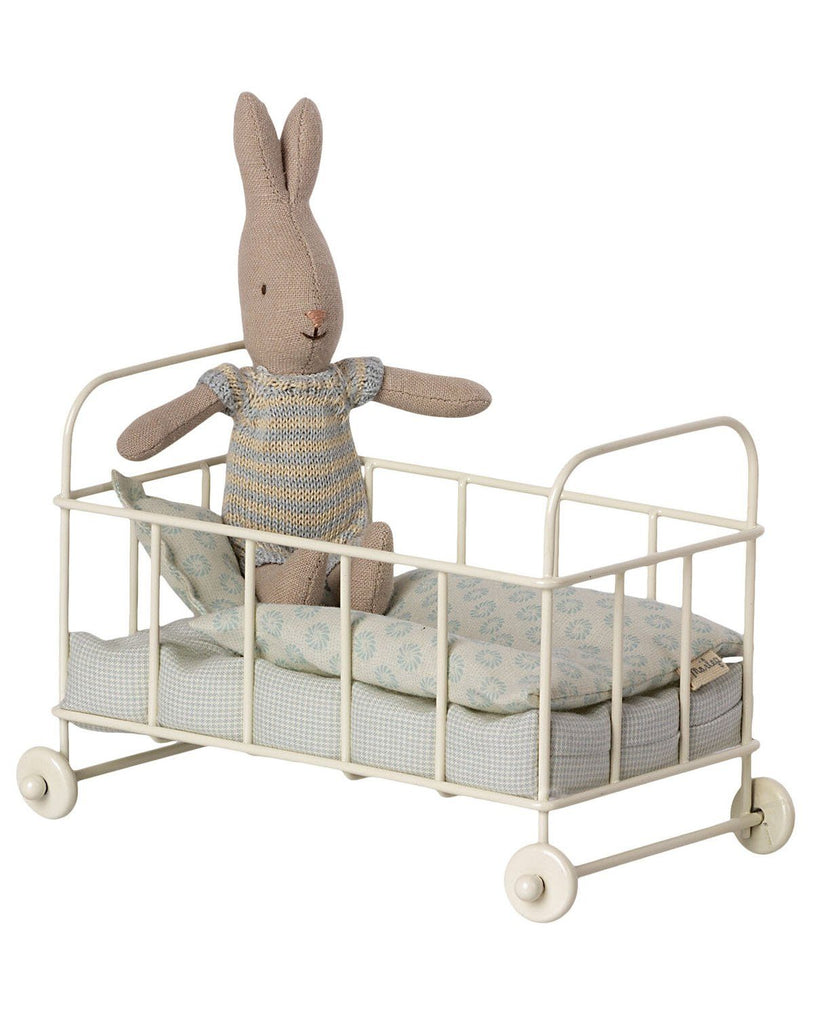 PRESALE - Cot bed, Micro - Blue Toys Maileg 