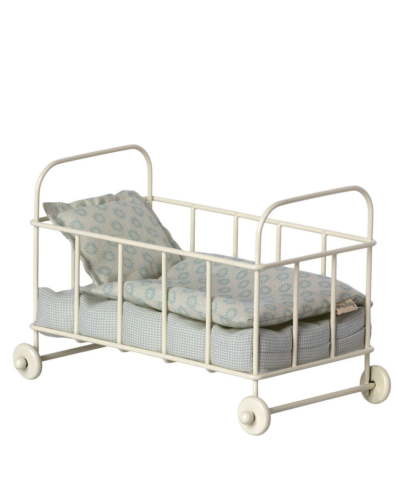 PRESALE - Cot bed, Micro - Blue Toys Maileg 