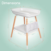 Deluxe Diaper Changing Table (Changing Pad Included) Children of Design 