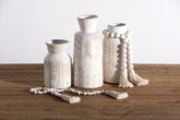 Shiraleah Assorted Set Of 3 Wood Prayer Beads, White by Shiraleah Shiraleah 