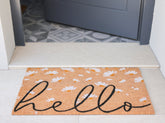 Shiraleah "Hello" Daisy Doormat, Natural by Shiraleah Shiraleah 