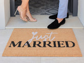 Shiraleah "Just Married" Doormat, Natural by Shiraleah Shiraleah 