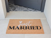 Shiraleah "Just Married" Doormat, Natural by Shiraleah Shiraleah 