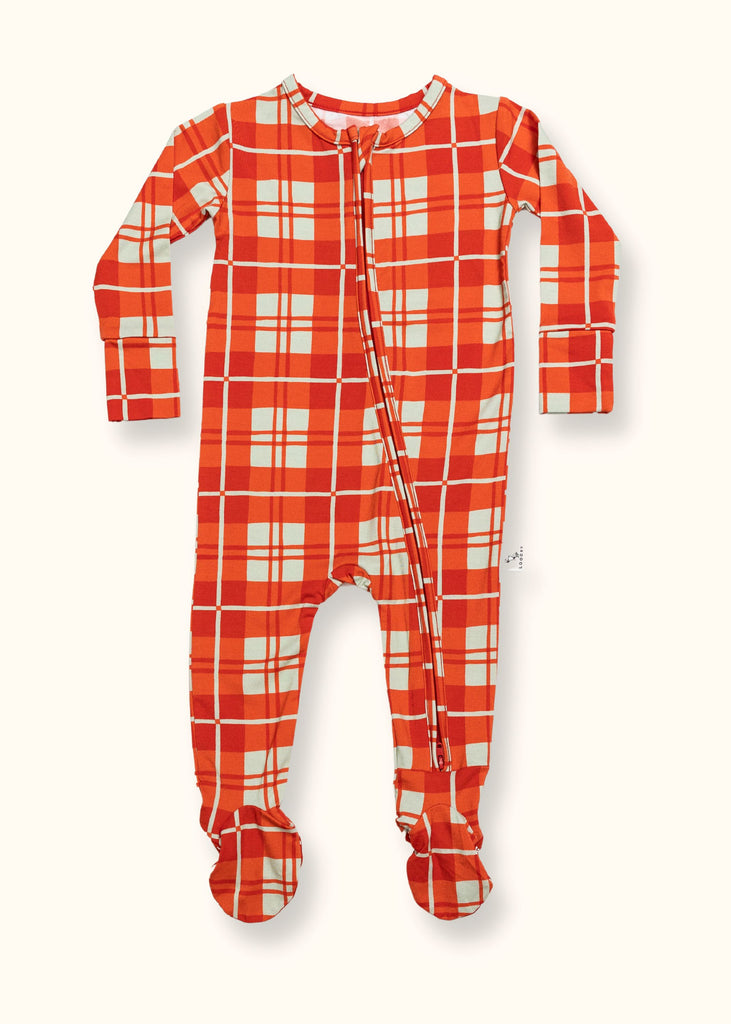 Plaid Footie Pajama by Loocsy Loocsy 