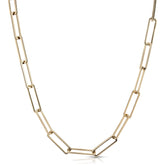 LARGE RECTANGLE LINK MASK CHAIN by eklexic eklexic GOLD 