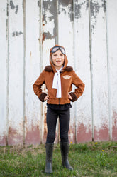 Amelia The Pioneer Pilot Jacket, Hat & Scarf by Great Pretenders USA Great Pretenders USA 