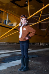 Amelia The Pioneer Pilot Jacket, Hat & Scarf by Great Pretenders USA Great Pretenders USA 