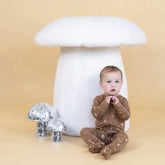 Mushroom Bamboo Zip Romper Onesie Brixton Phoenix 