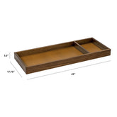 Babyletto | Universal Wide Removable Changing Tray | Natural Walnut