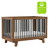 Babyletto | Hudson 3-in-1 Convertible Crib with Toddler Bed Conversion Kit | Natural Walnut