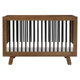 Babyletto | Hudson 3-in-1 Convertible Crib with Toddler Bed Conversion Kit | Natural Walnut