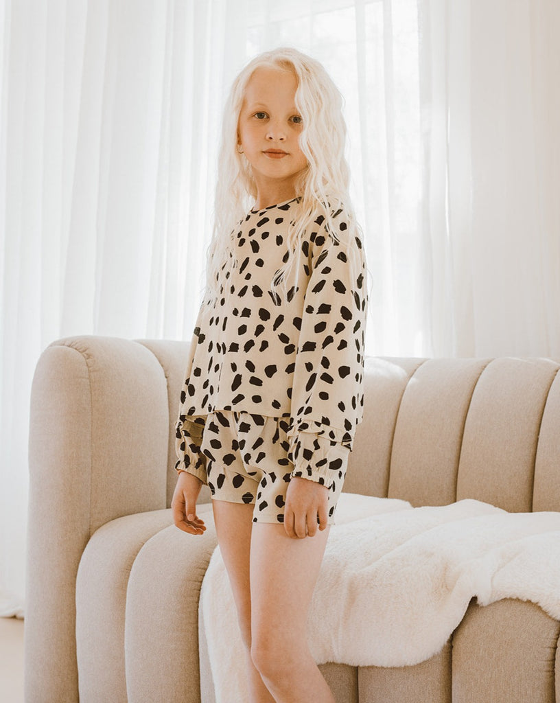 High Waisted Shorts | Spots Dots Shorts Bohemian Mama Littles 