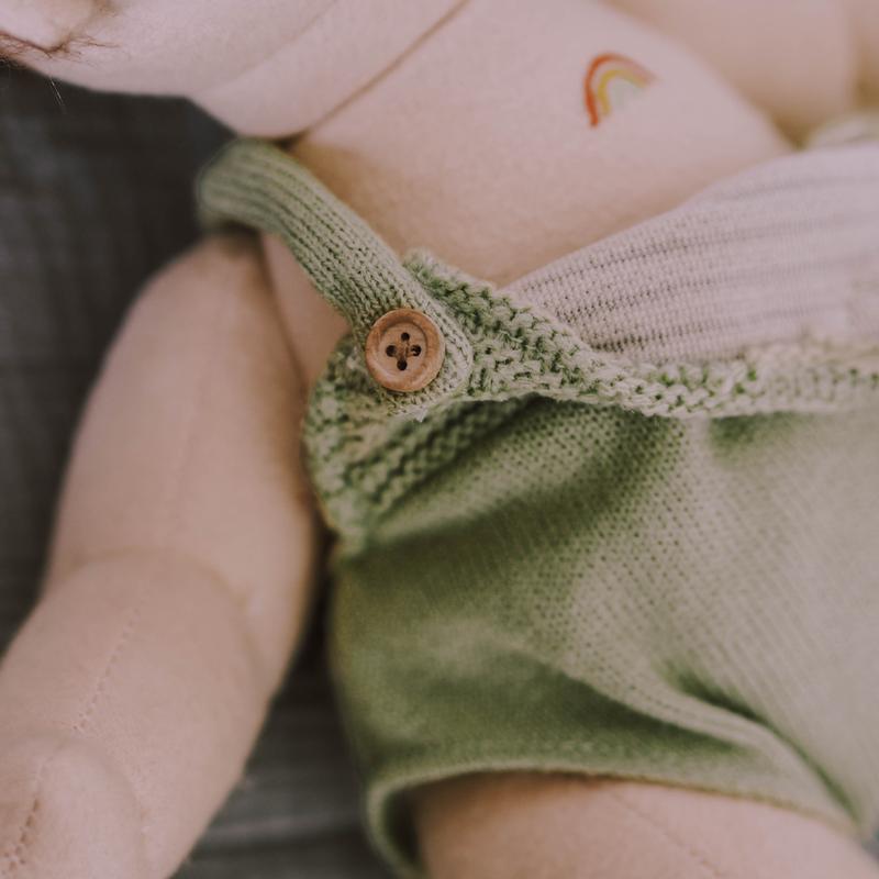 Olli Ella Dinkum Doll Romper Sage | Dinkum Doll Accessories