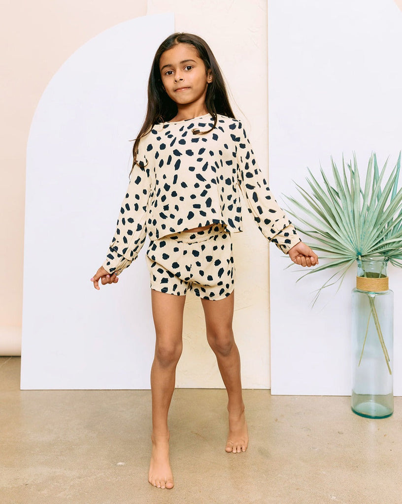 Peasant Top - Spots Dots | Bohemian Mama - Kid's Clothing