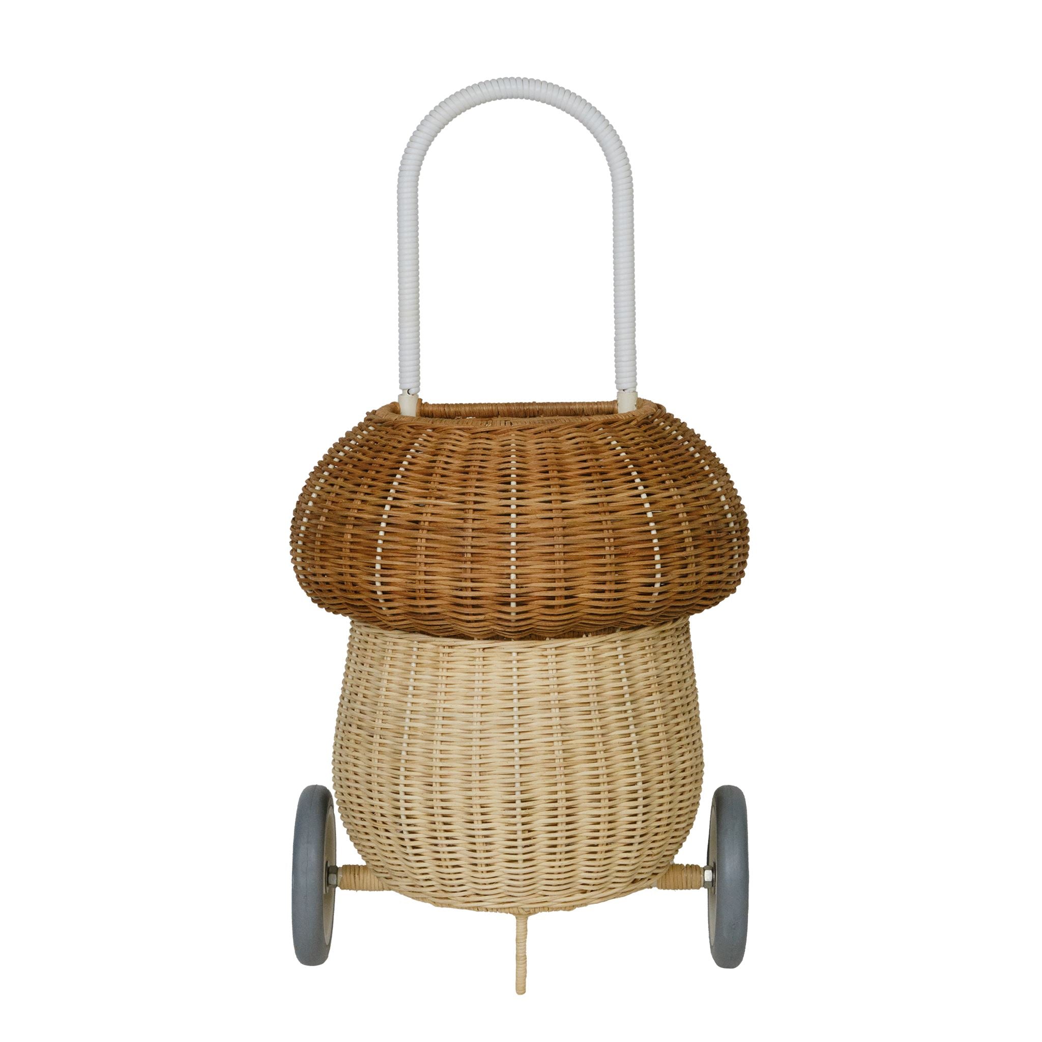 Rattan Mushroom Basket Nursery Decor