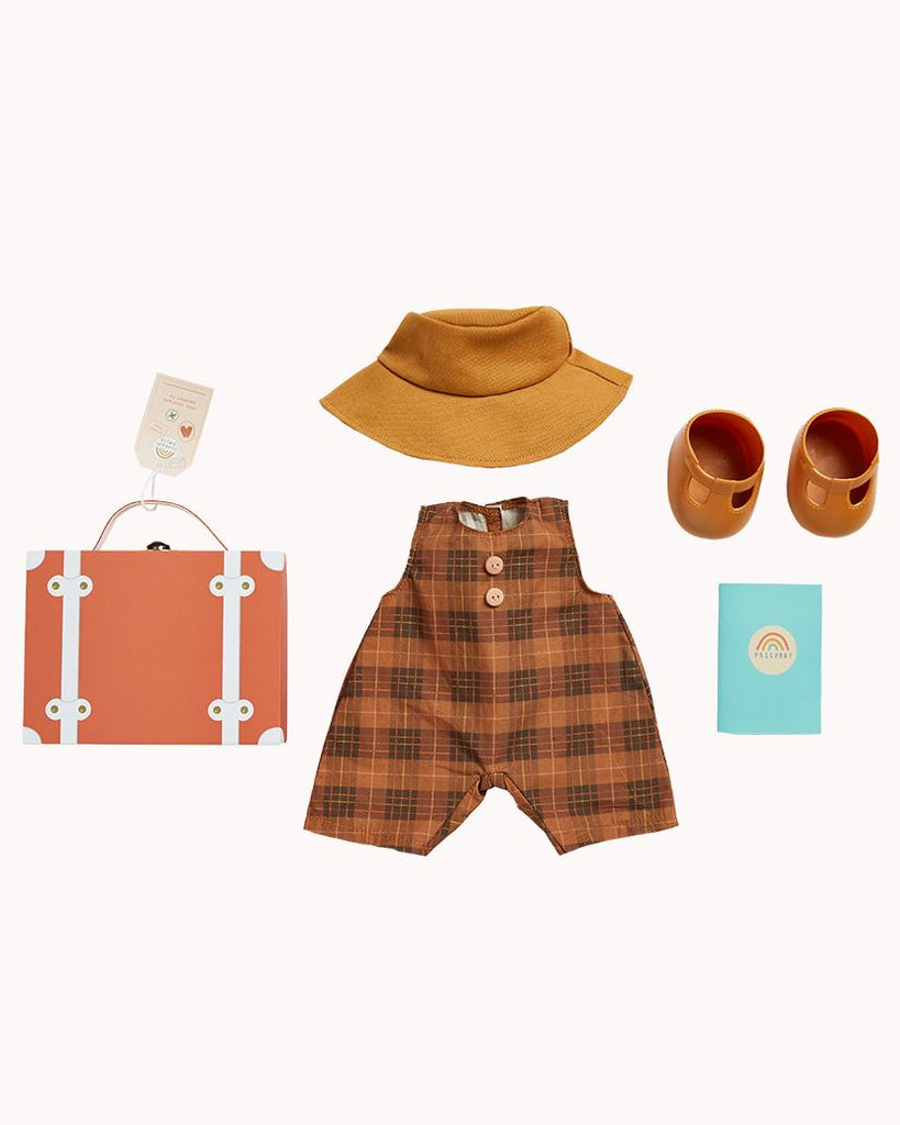 Dinkum Doll Travel Togs Apricot | Olli Ella - Doll Accessories