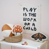 play is the work of a child banner Wall Hanging Imani Collective 