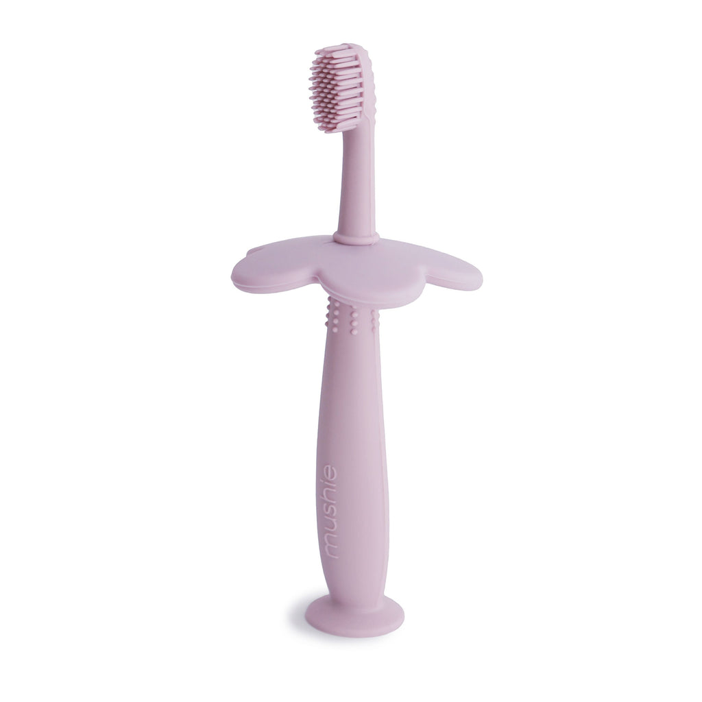 Flower Training Toothbrush (Soft Lilac) Bedding Mushie 